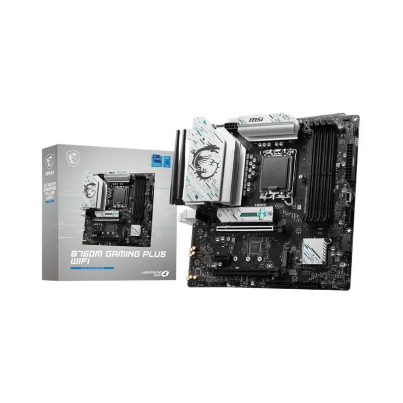 MSI B760M Gaming Plus WiFi 6E LGA 1700 DDR5 mATX Anakart