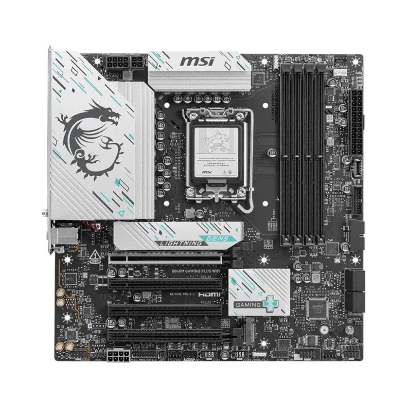 MSI B860M Gaming Plus WiFi 7 LGA 1851 DDR5 mATX Anakart