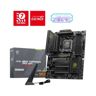 MSI MAG B850 Tomahawk Max WiFi 7 AM5 (LGA 1718) DDR5 ATX Anakart