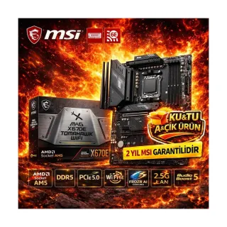 MSI MAG X670E Tomahawk WiFi 6E AM5 (LGA 1718) DDR5 ATX Anakart