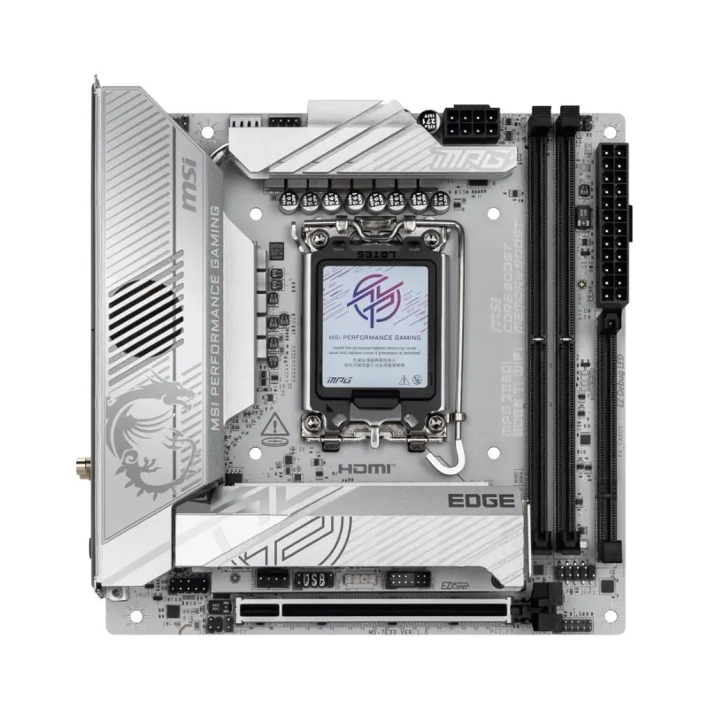 MSI MPG Z890I Edge Ti WiFi 7 LGA 1851 DDR5 Mini-ITX Anakart