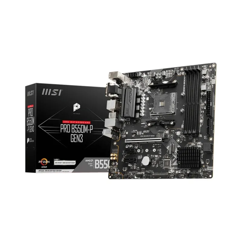 MSI Pro B550M-P Gen3 AM4 DDR4 mATX Anakart