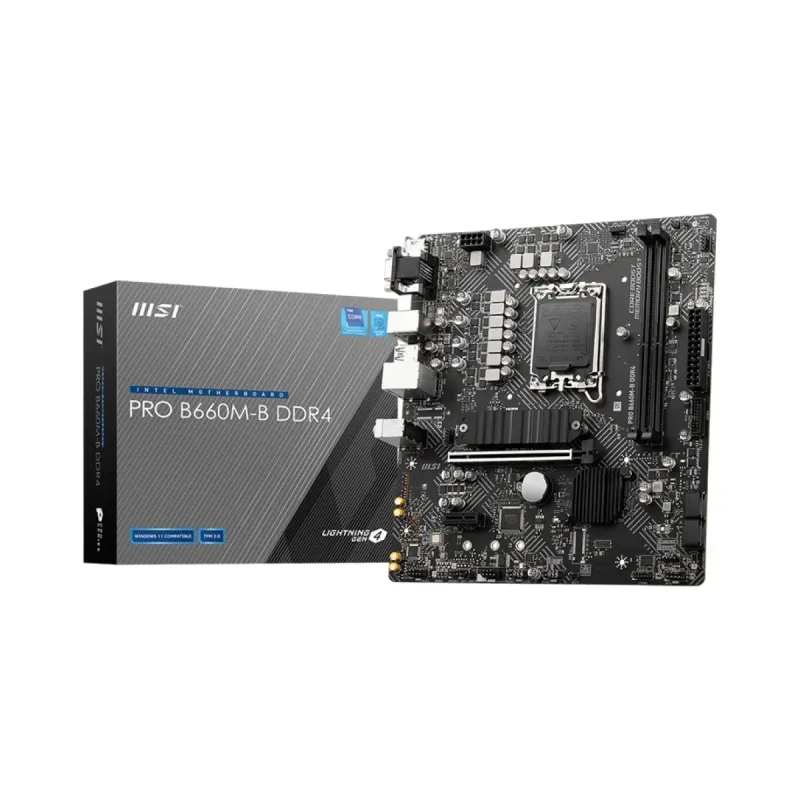 MSI Pro B660M-B DDR4 LGA 1700 mATX Anakart