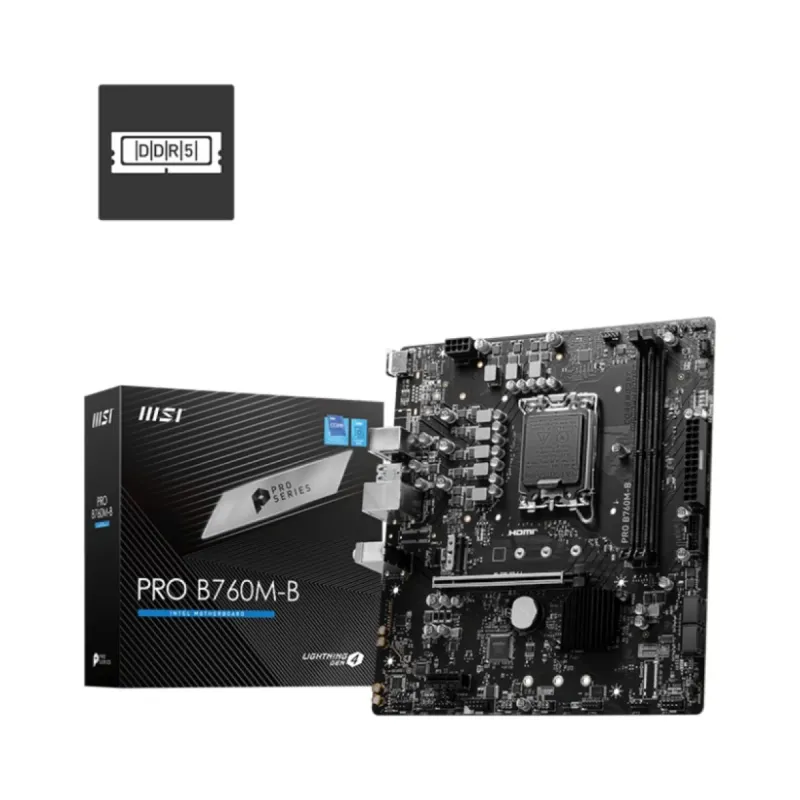 MSI Pro B760M-B DDR4 LGA 1700 mATX Anakart