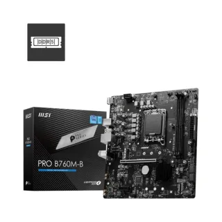 MSI Pro B760M-B DDR4 LGA 1700 mATX Anakart