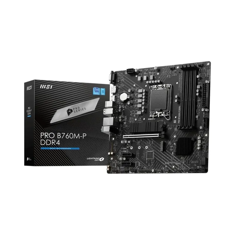 MSI Pro B760M-P DDR4 LGA 1700 mATX Anakart