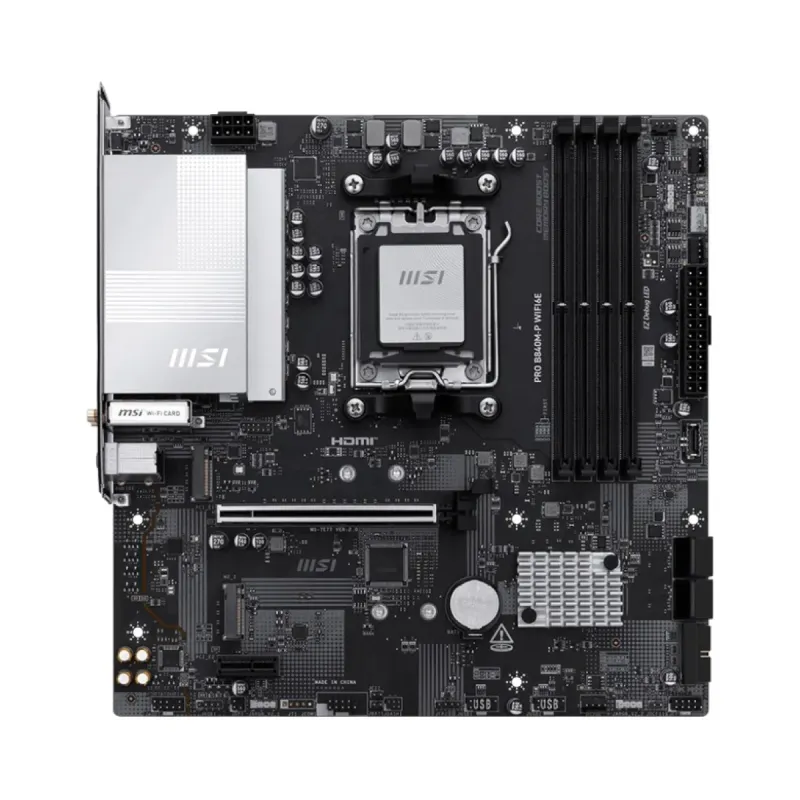 MSI Pro B840M-P WiFi6E AM5 (LGA 1718) DDR5 mATX Anakart