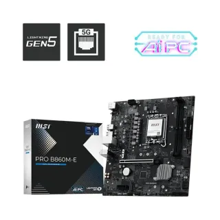 MSI Pro B860M-E LGA 1851 DDR5 mATX Anakart