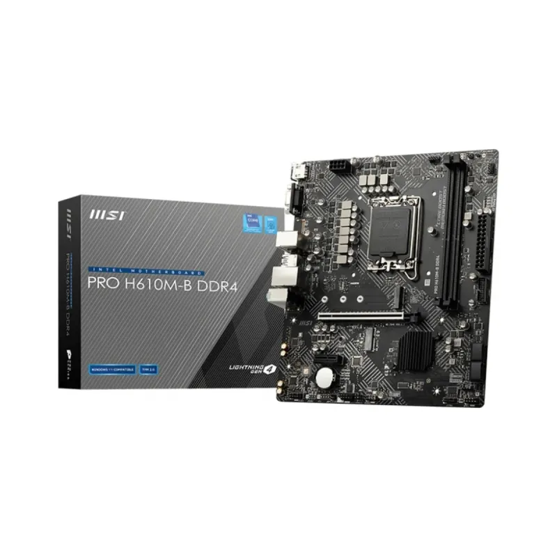 MSI Pro H610M-B DDR4 LGA 1700 mATX Anakart