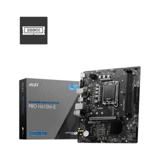MSI Pro H610M-E LGA 1700 DDR5 mATX Anakart