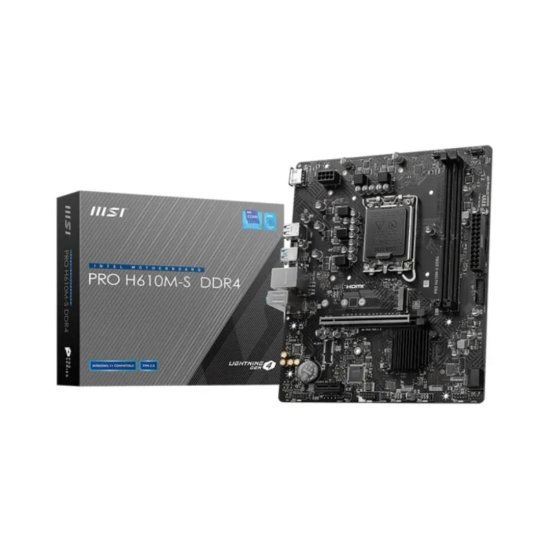 MSI Pro H610M-S LGA 1700 DDR4 mATX Anakart