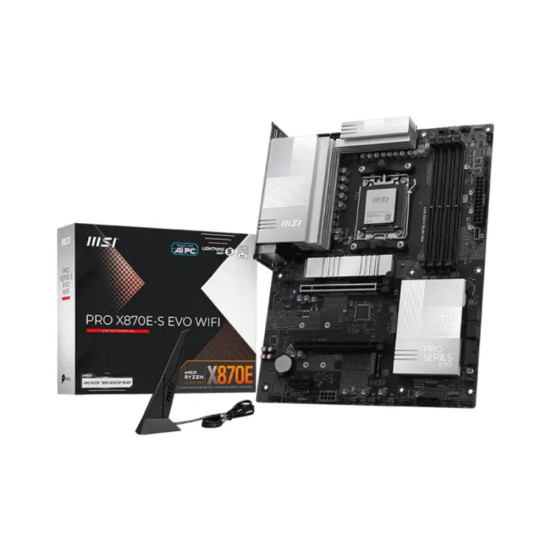 MSI Pro X870E-S Evo WiFi 7 AM5 (LGA 1718) DDR5 ATX Anakart
