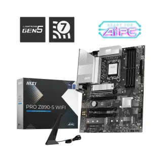 MSI Pro Z890-S WiFi7 PZ LGA 1851 DDR5 ATX Anakart