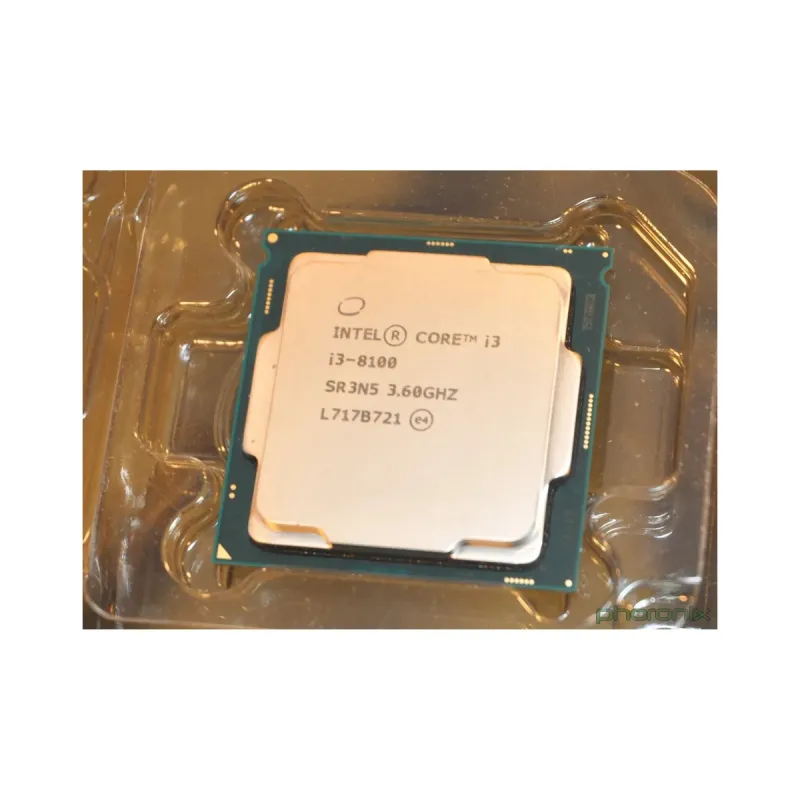 Intel Core i3-8100 3.6 GHz (Temel) 4 Çekirdek LGA1151 İşlemci