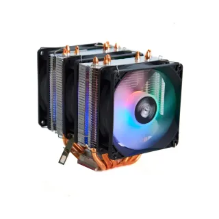 Cold Power 6P3 90 mm 3 Fanlı Siyah Hava İşlemci Soğutucu