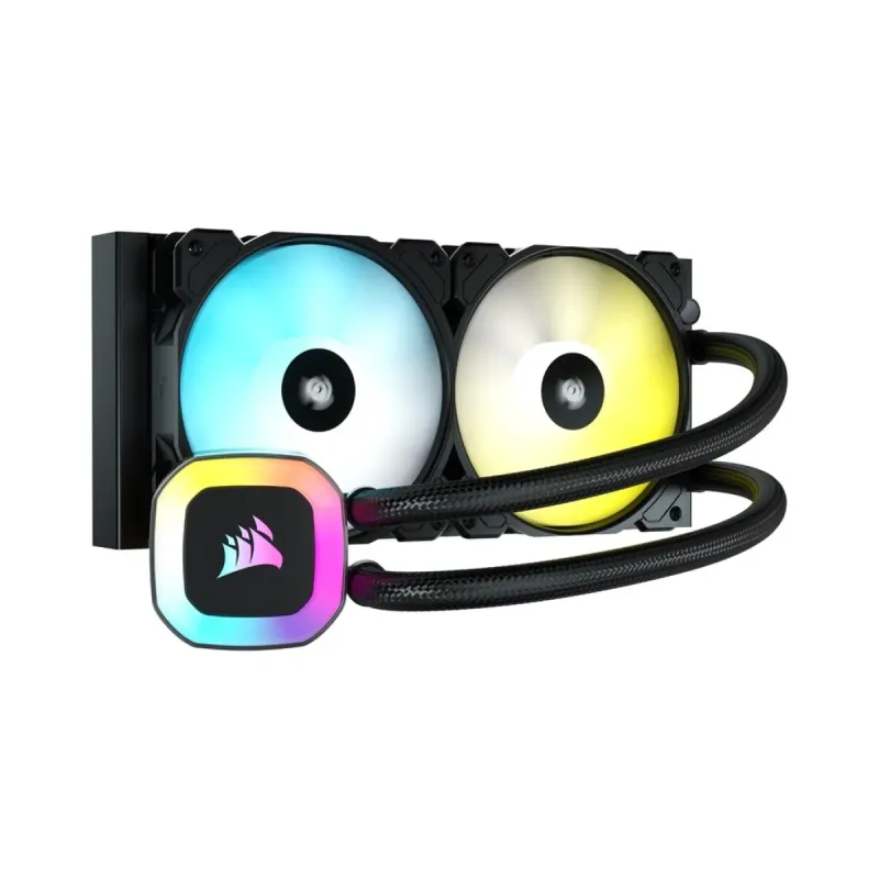 Corsair H100 RGB 240 mm Siyah Sıvı İşlemci Soğutucu