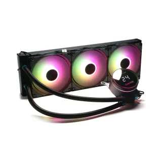 Dark Freezer W362 2025 Edition 120 mm 3 Fanlı Siyah Sıvı İşlemci Soğutucu