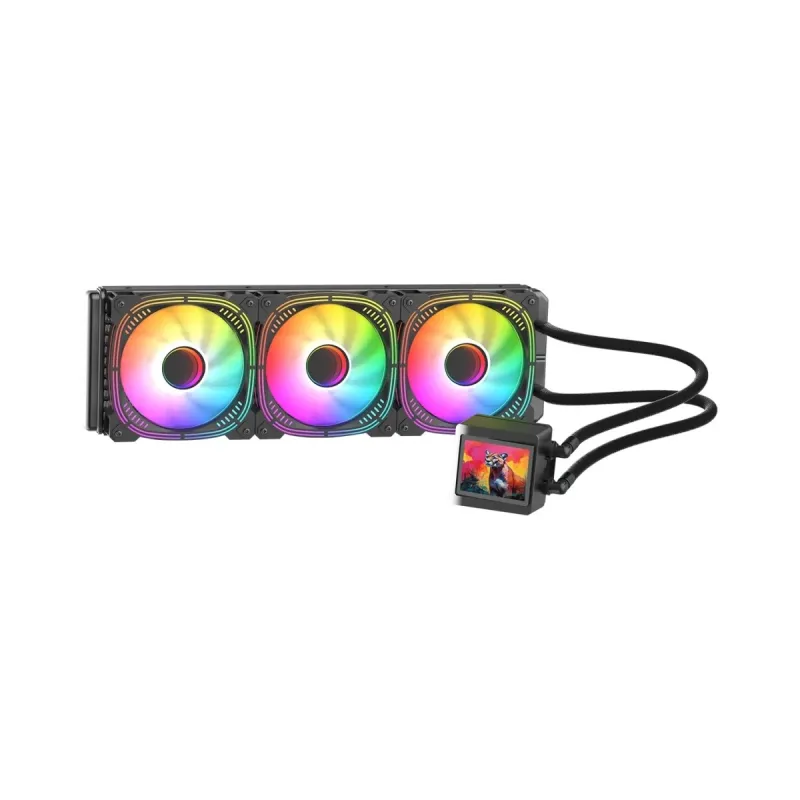 Gamepower Skadi Elite LCD 360 Siyah Sıvı İşlemci Soğutucu