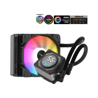 Gamepower Skadi Square 120 Siyah Sıvı İşlemci Soğutucu