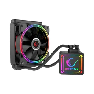 Rampage Aqua 120 Siyah Sıvı İşlemci Soğutucu