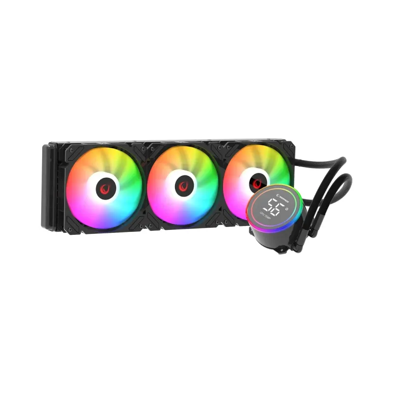 Rampage Helios C17 120 mm 3 Fanlı Siyah Sıvı İşlemci Soğutucu